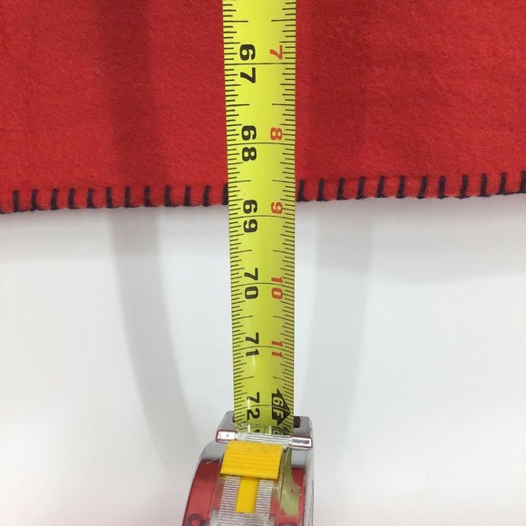 Ralph Lauren Home Red Fleece Throw Blanket 50X68 Embroidered Polo Teddy Bear 90s - Picture 4 of 12